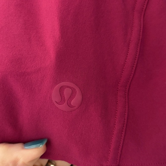 Lululemon Athletic Skort in Deep Raspberry - Picture 2 of 4